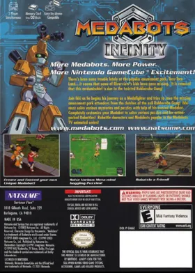 Medabots Infinity (v1 box cover back